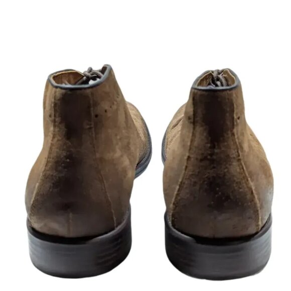 Johnston & Murphy Ankle Boots Brown Suede Sz 9.5 M EUC